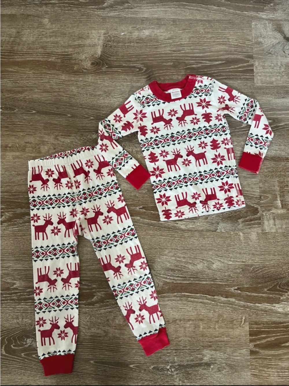 Hanna Andersson Dear Deer Pajamas size 4